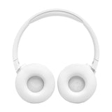 JBL Auriculares Tune 670 NC, auriculares supraaurales inalámbricos ligeros con cancelación de ruido adaptativa, Bluetooth y 70 horas de batería, blanco
