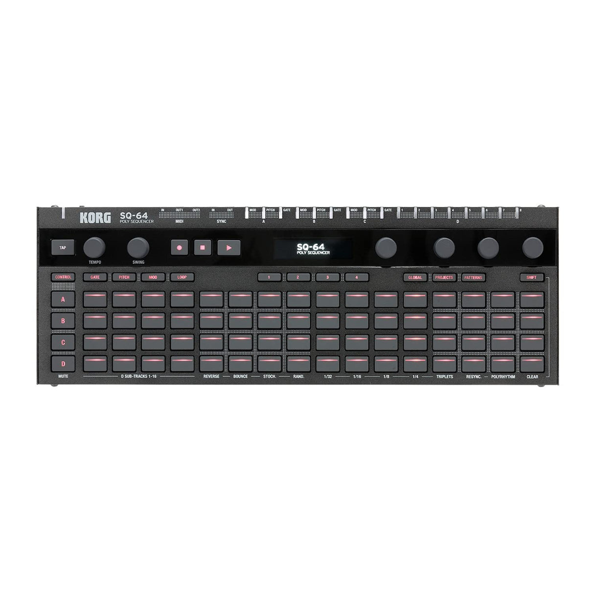 KORG SQ 64 Secuenciador por pasos polifónico
