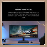 Samsung LS40FG756EUXEN - Monitor Gaming Odyssey G7 de 40" WUHD (5120 x 2160, 21:9, 180Hz, 1ms, Panel VA, FreeSync Premium Pro, Modo Eye Saver, Flicker Free), Negro, Versión 2025