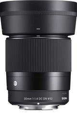 Sigma 30mm f/1.4 DC DN Contemporary - Objetivo estándar para el sistema Micro Cuatro Tercios, color negro