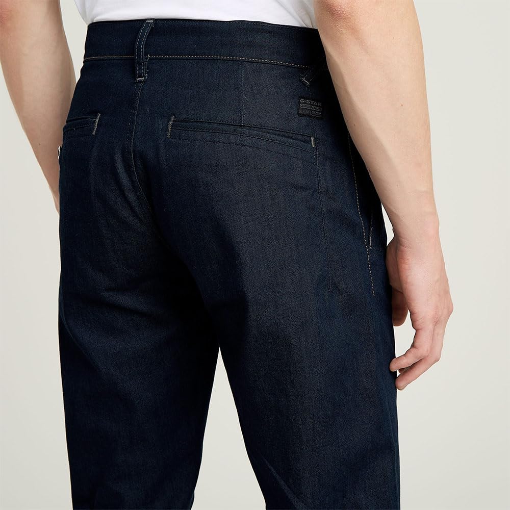 G-STAR Morry Tapered Chino Jeans, Azul Raw Denim D26400-d944-001, 38W / 32L Hombres