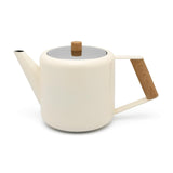 Bredemeijer Duet Design Boston Tetera, Metal, Blanco, 1100ml