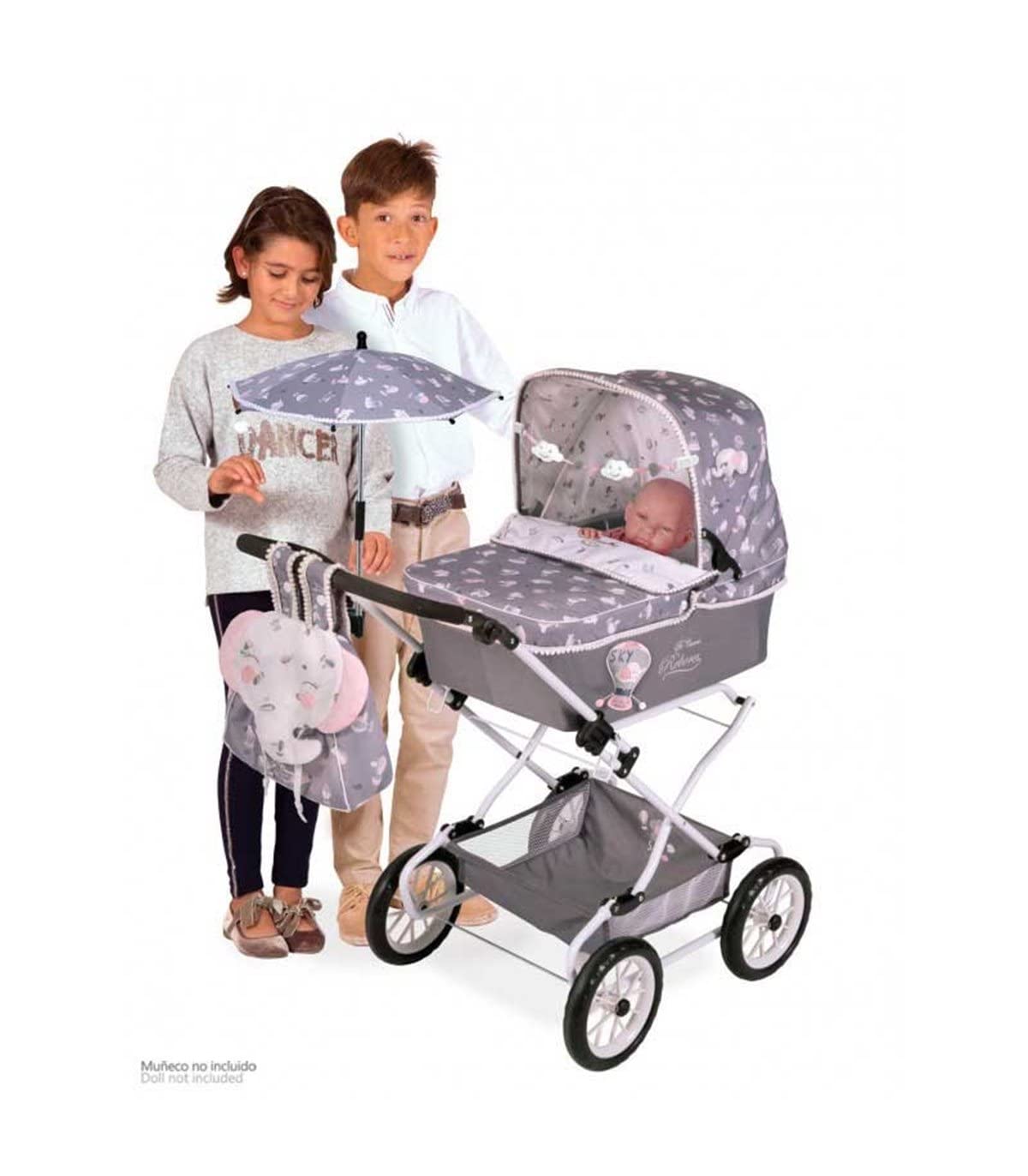 DE CUEVAS TOYS- Sky 82035 Coche paseo muñeca, Multicolor (DeCuevas