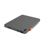 Logitech Folio Touch iPad funda teclado para iPad Air 4ª/5ª gen, 2020/2022, Disposición QWERTZ Alemán - Gris