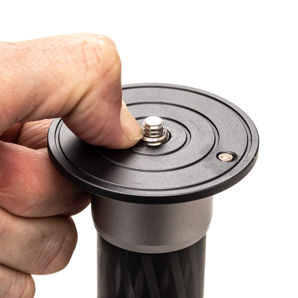 Benro MSD36C SupaDupa Monopod de Fibra de Carbono Negro para Cámaras con Montura de 3/8"-16