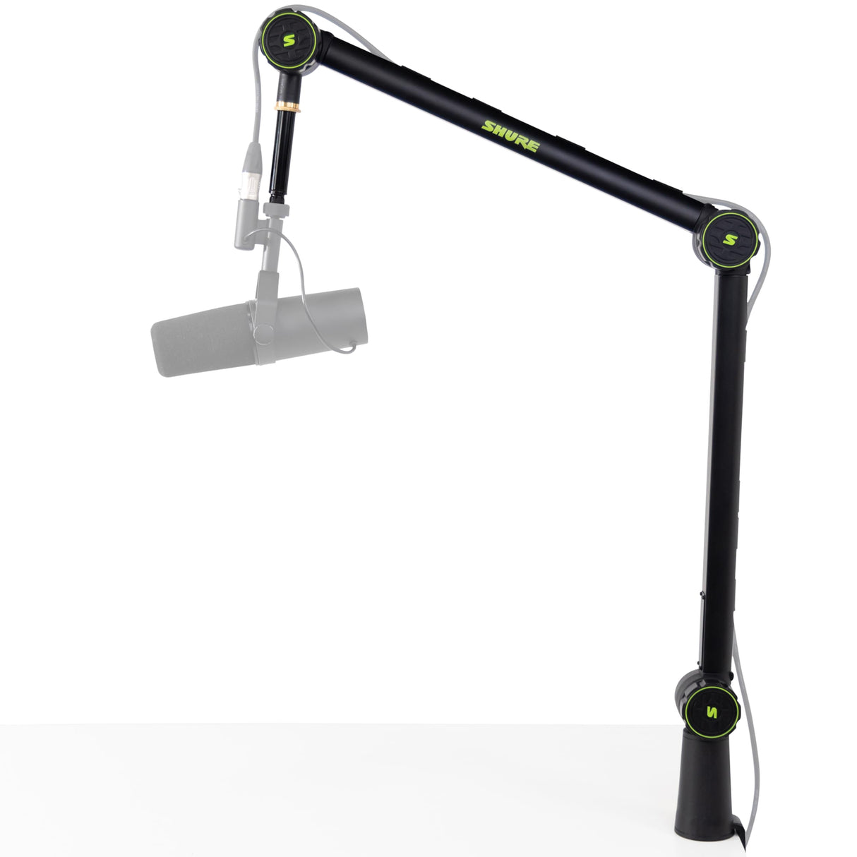 Shure by Gator - SH-BROADCAST1 - Soporte de lujo de escritorio para micrófono Shure para podcasting