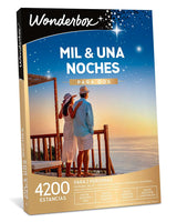 WONDERBOX - Caja Regalo - Mil & una Noches para Dos - para 2 Personas a Elegir Entre 4200 estancias en España y Europa - Ideas Regalo Pareja Original
