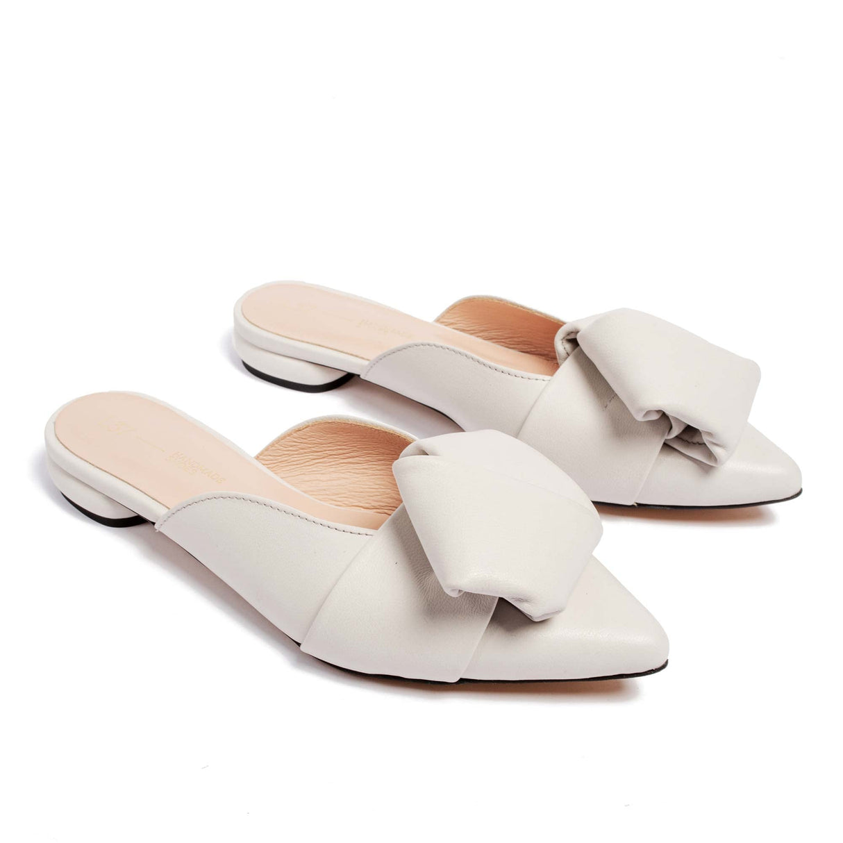 L37 HANDMADE SHOES La Playa, Sandalia Mujer, Blanco, 37 EU