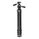 Vanguard Veo 5 264APS38 - Trípode de Viaje de Aluminio, rótula de 3 vías