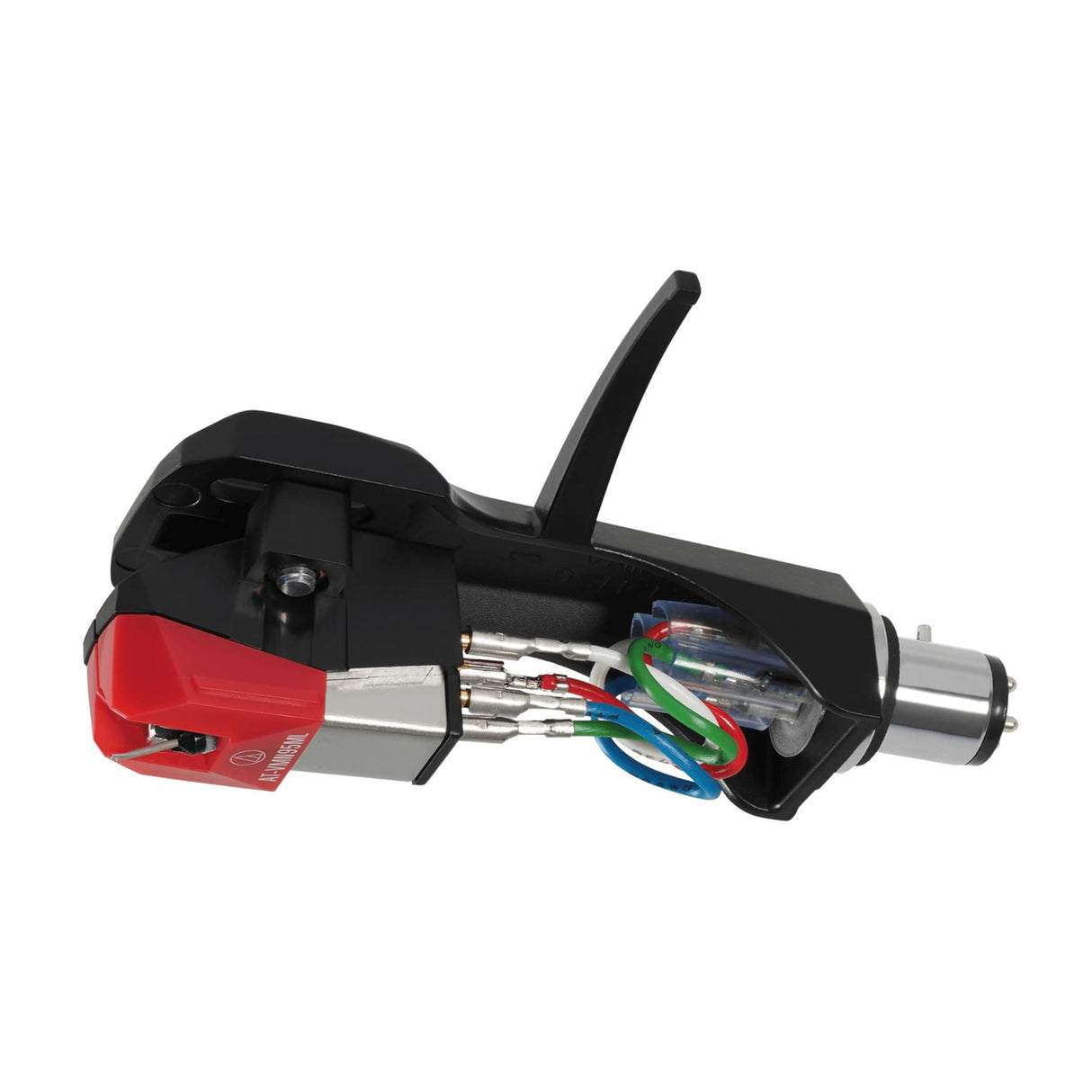 Audio Technica AT-VM95ML/H - Cartucho magnético móvil Dual (Negro/Rojo)