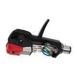 Audio Technica AT-VM95ML/H - Cartucho magnético móvil Dual (Negro/Rojo)