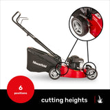 Mountfield Cortacésped de propulsión Manual, Modelo HP185, Rojo y Gris, artículo 2L0481043/MC