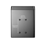 Kali Audio - SM-5-C Monitor de Estudio pasivo de 3 vías, Altavoz de Alto Rendimiento, woofer de 5 Pulgadas, Rango Medio de 4 Pulgadas, tecnología de transducción Profesional, Negro