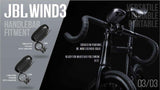 JBL Wind 3S - Mini Altavoz Bluetooth Potente portátil Harman Kardon - Bass Boost, Caja de música para Deporte y Outdoor con Pinza para Bicicleta, Scooter y Moto - Resistente al Agua - Rojo
