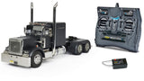 Tamiya 56356 1:14 RC Grand Hauler Matte Black Edition - Paquete de camión con Mando a Distancia (FS Reflex Stick II 2.4 GHz 6CH), camión RC, camión teledirigido, modelismo, Kit, camión