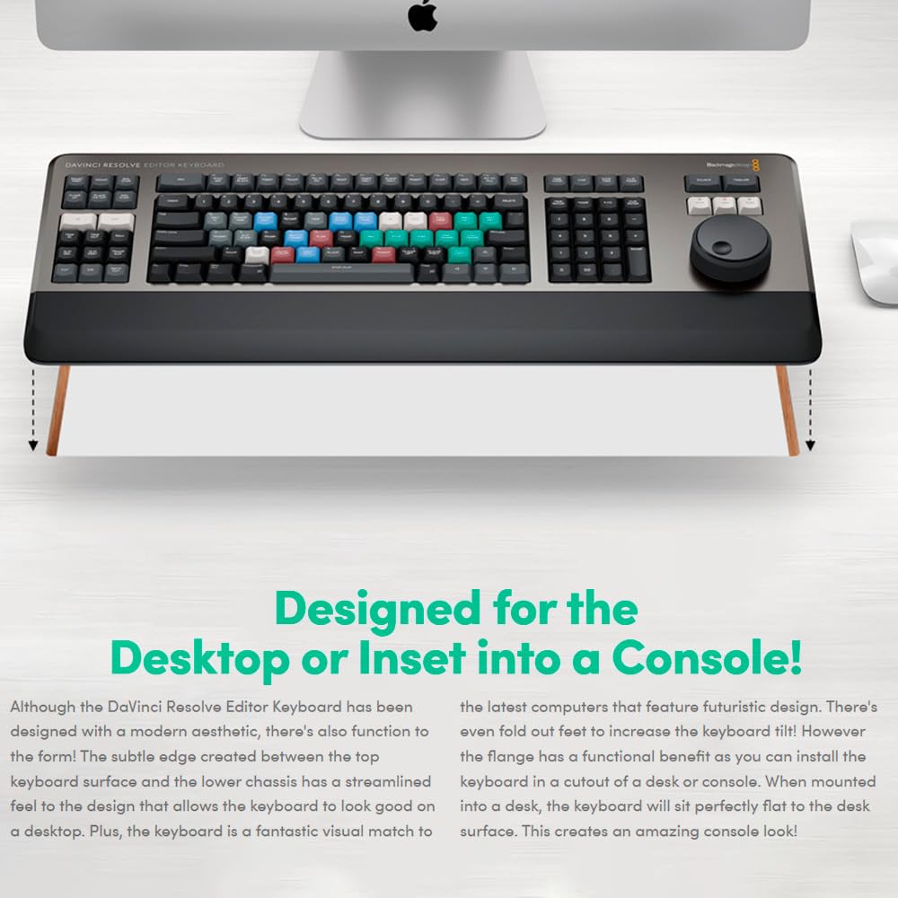 Blackmagic Design Davinci Resolve Editor Keyboard + Software Lizenz (BM-DV/Res/BBPNLMLEKB-LIC)