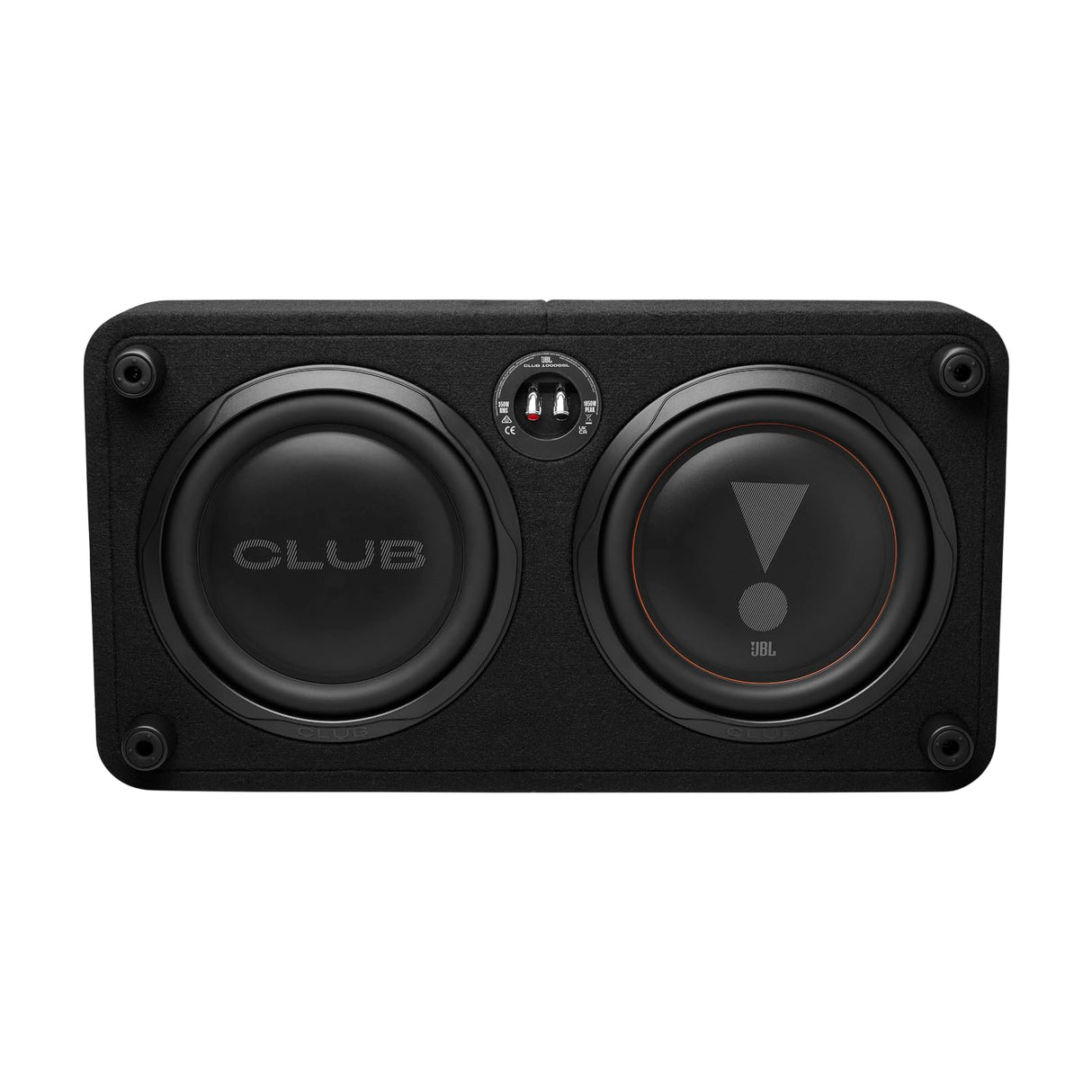 JBL Club 1000SSL - Subwoofer pasivo de 10 Pulgadas, Carcasa Plana Cerrada con Membrana pasiva, Robusto y Ahorra Espacio, 1200 W, subwoofer pasivo con Controlador de Aluminio para Graves precisos