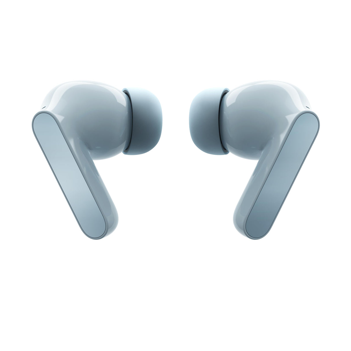 Motorola Moto Buds, Auriculares inalámbricos, Sonido inmersivo con Dolby Atmos, reducción de Ruido, autonomía de 42 Horas, 3 micrófonos, Azul Cielo [versión Francesa]