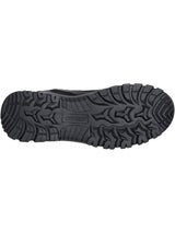 Skechers Gatlon Strigax, Botas de construcción Hombre, Black Gray Leather/Synthetic/Textile, 43 EU