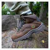 Timberland White Ledge Mid WP Barco Chukka para Hombre, Brown, 44 EU