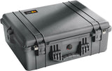 PELI 1600 Caja de Polipropileno Impermeable para el Transporte de componentes electrónicos e instrumentacion, IP67 estanca, 82L Capacidad, Fabricada en Alemania, con divisores Acolchados, Color n46L