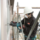 Makita DHR202RTJ Taladro percutor a batería 18V LXT SDS+ 1.9J 2x5.0Ah MAKPAC
