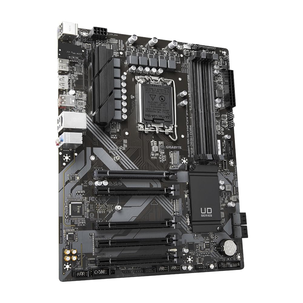 GIGABYTE B760 DS3H DDR4 Placa base - Soporta CPUs Intel Core de 14ª generación, VRM digital de 18+2+1 fases, hasta 5333MHz DDR4 (OC), 2xPCIe 4.0 M.2, LAN GbE, USB 3.2 Gen 2