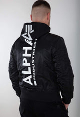 ALPHA INDUSTRIES MA-1 ZH Back Print jackets 128113 285-black/reflective