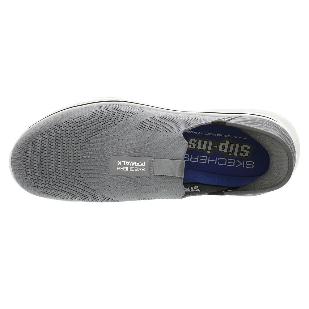 Skechers Go Walk 7 Easy On 2, Zapatillas de Deporte Hombre, Gris Oscuro, 42 EU