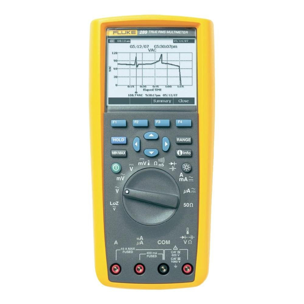 FLUKE 289/euros Industrial Logging multímetro con captura de tendencia