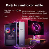Lenovo LOQ Tower Gaming (AMD Ryzen 7 8745HX, NVIDIA GeForce RTX 5060, 16 GB RAM, 1 TB SSD, 26L, Wi-Fi 7, Sin Sistema Operativo) - Color Gris