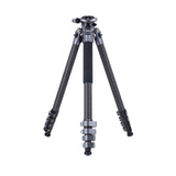 Rollei Easy Traveler - Trípode de Carbono (Capacidad de Carga de 5 kg, Altura de 160 cm, Ultraligero, Compacto, función de Bloqueo)
