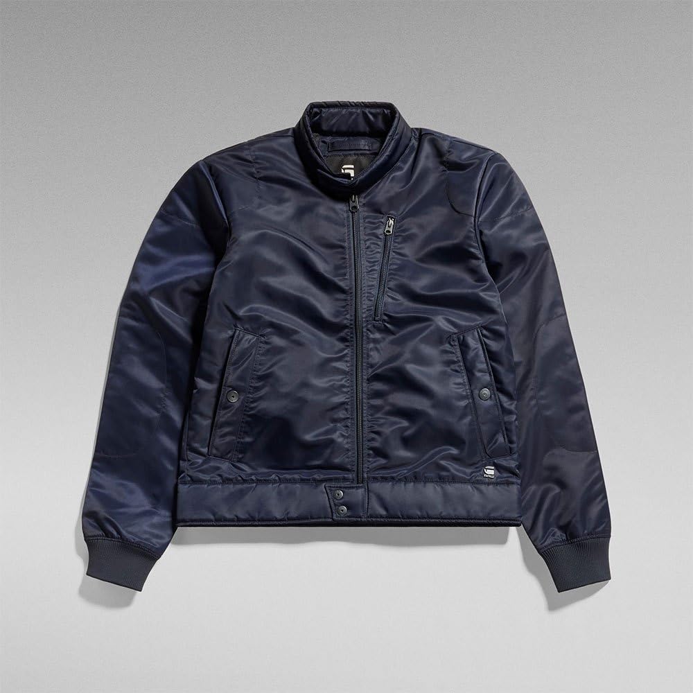 G-STAR Para Hombre Chaqueta Biker, Azul (salute D24281-C143-C742), L