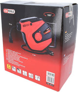 KS Tools 150.4217 Enrollacables de taller, 15m, 1,5mm²