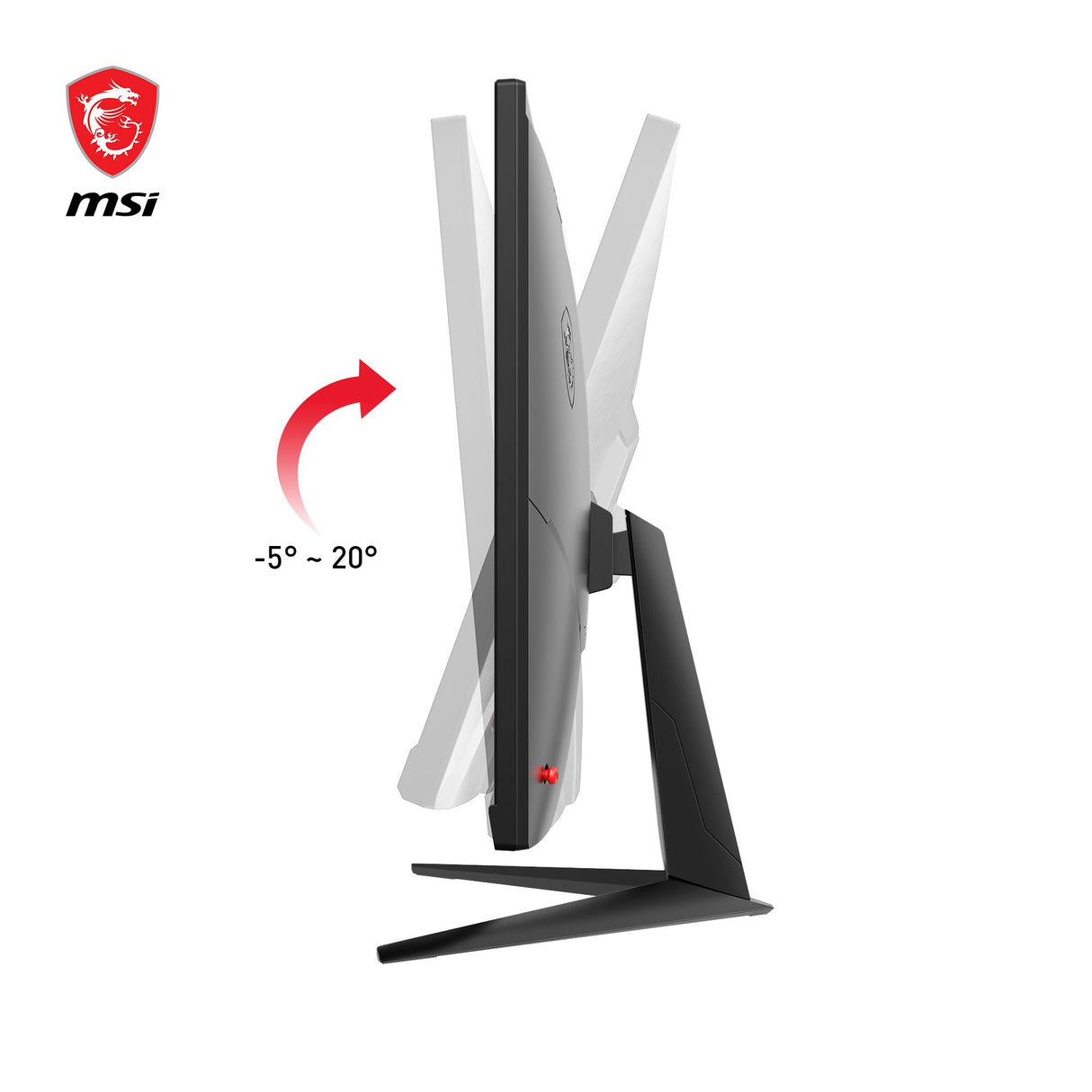 MSI G321Q Monitor Gaming WQHD de 32 Pulgadas, Panel IPS 2560 x 1440, 170 Hz / 1ms, sRGB 123%, Preparado para HDR, Soporte Ajustable en inclinación, DP 1.2a, HDMI 2.0b