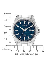 Citizen Reloj Analógico para Hombres de Eco-Drive con Correa en Titanio