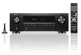 Denon AVC-S670H Receptor AV 5.2 Canales, Sonido Dolby Surround, 6 entradas HDMI y 1 Salida, HDMI 8K, Bluetooth, Wi-FI, AirPlay 2, HEOS Multiroom, Compatible con Alexa, Negro, AVCS670HBKE2