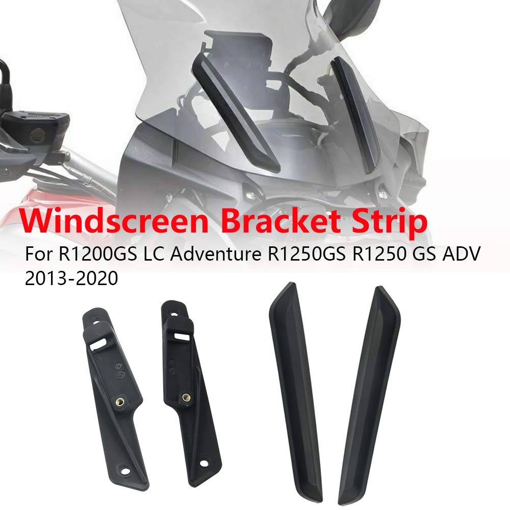 ERDOS Motorcycle Windshield Windscreen Bracket Strip Kit for- R1200GS LC R1250GS R1250 GS 2013-2020