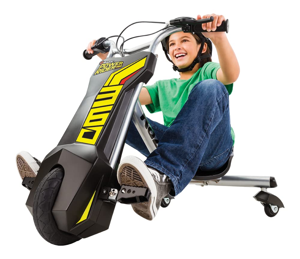 Razor Powerrider 360 Vehículo Eléctrico, Niños, Amarillo, Talla Única
