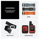 Garmin Instinct E, Reloj Inteligente con GPS, 40 mm, Resistente al Agua, Aplicaciones Deportivas integradas, Monitorización de la Salud, Notificaciones Inteligentes, Amarillo