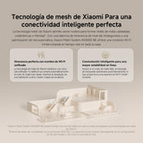 Xiaomi Router WiFi6 AX3000 - Puerto Gigabit, Mesh para Red Integrada, Velocidades Máximas WiFi6Sistema de Malla AX3000 NE EU (2 Unidades)