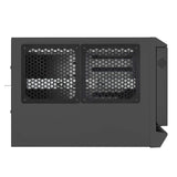 SilverStone Technology SST-CS381 v1.2 - Caja de Almacenamiento ATX Midi Tower para Ordenador, Interior Negro, Compatible con 8 bahías de Disco Duro de 3,5" o 2,5", Puerta Frontal con Cerradura, Negro