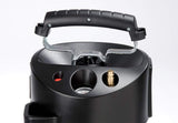 GLORIA 410 TKS Profiline, pulverizador a presión de alto rendimiento, 10L | Pulverizador profesional de acero oleófugo | manguera espiral con conexión a compresor y manómetro | 6 bares | blanco/negro