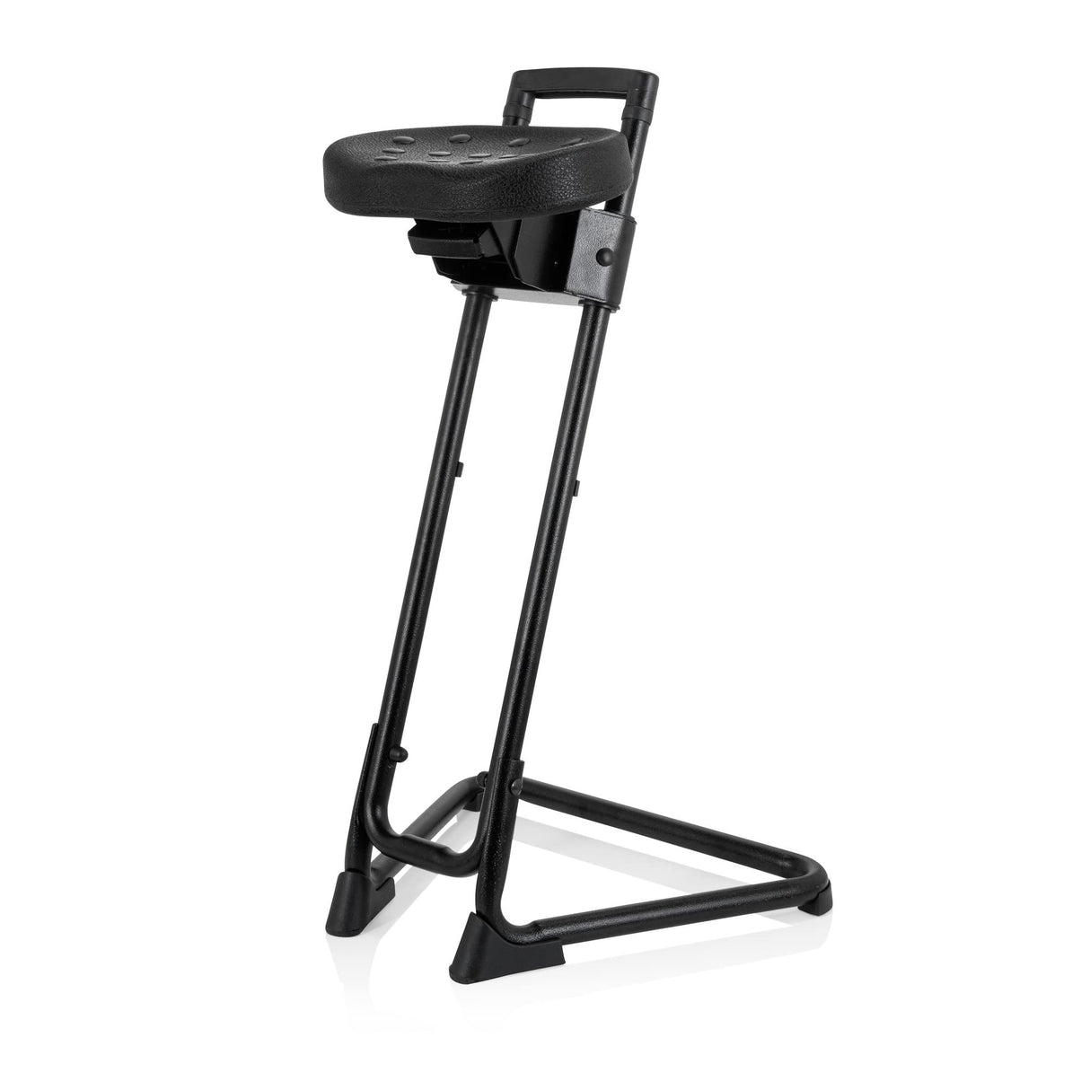 hjh OFFICE 830010 Silla de Trabajo Top Work 32 Espuma Duro Negro Bastidor metálico Estable Asiento inclinable, Talla única