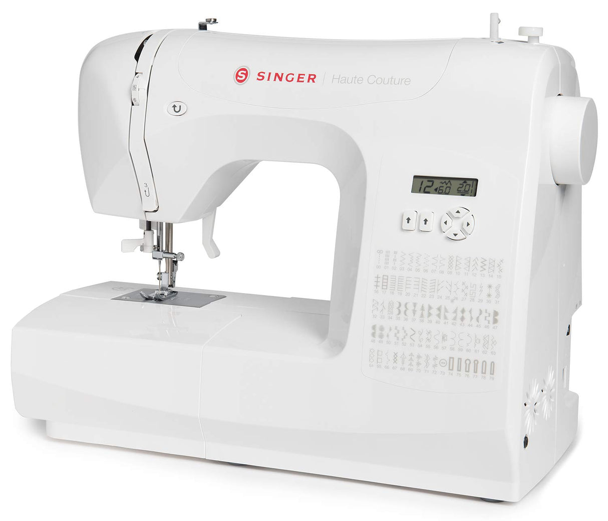 Singer Haute Couture - Máquina de coser electrónica - Edición Limitada - 80 puntadas - Máquina de coser portátil - Profesional - Automática - Para una costura creativa - Fácil para principiantes