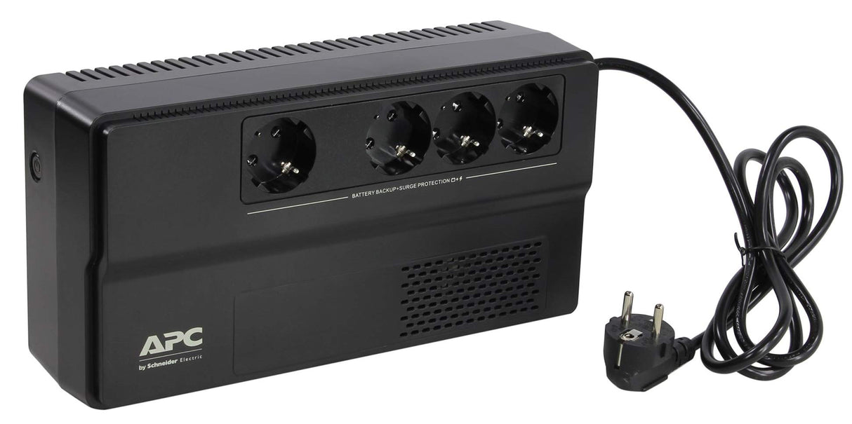 APC BV1000I-GR Easy-UPS BV - Sistema de alimentación ininterrumpida (SAI), 1000VA, AVR, 4 salidas Schuko