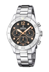 Reloj FESTINA para Mujer F20603/6 Boyfriend Caja de Acero Inoxidable 316l Plateado Correa de Acero Inoxidable 316l Plateado