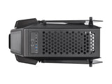 Thermaltake AH T200 Caso Micro CA-1R4-00S1WN-00 con Marco Abierto de Vidrio Templado para helicóptero