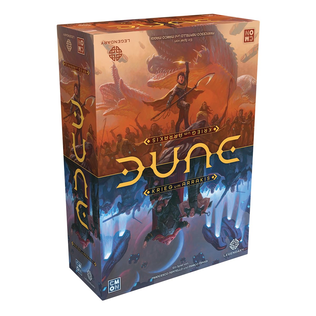 CMON | Dune: Guerra por Arrakis | Juego básico | Juego Experto | Juego de Estrategia | 1-4 Jugadores | A Partir de 14 años | 120 Minutos | alemán, CMND0502