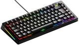 Glorious Gaming GMMK 3 Pro: Teclado mecánico Personalizable, TKL 75%, Carcasa de Aluminio y Juntas modulares, switches con Hot Swap MX, Espuma fonoabsorbente, QWERTY inglés - Negro